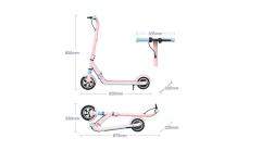 Ninebot eKickScooter ZING E8 Pembe (OUTLET) (12 AY GARANTİLİ)