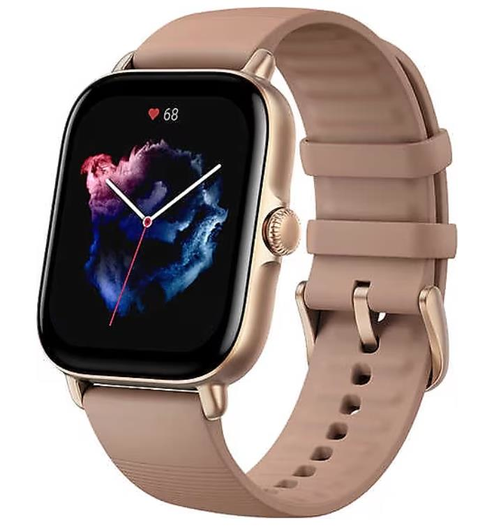 Amazfit GTS 3 Akıllı Saat Kahverengi-Turuncu (OUTLET) (12 AY EVOFONE GARANTİLİ)