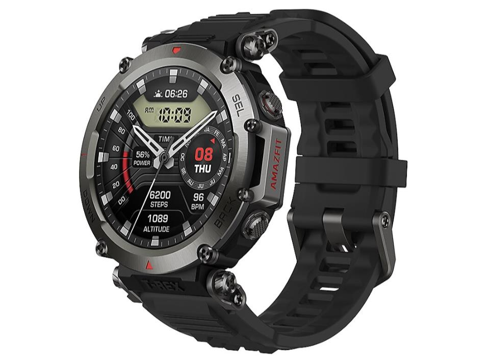 Amazfit T-Rex 2 Siyah Akıllı Saat (OUTLET) (12 AY EVOFONE GARANTİLİ)