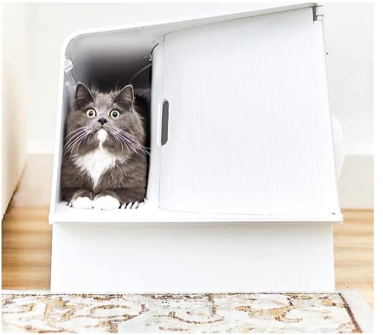 Petkit Beyaz Ev Kedi Tuvaleti (OUTLET) (12 AY EVOFONE GARANTİLİ)