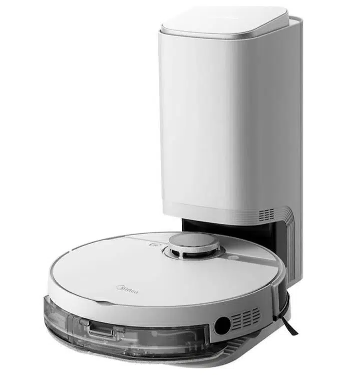 Midea S8 Plus Robot Vacuum Cleaner Çöp İstasyonlu Akıllı Robot Süpürge Beyaz (OUTLET) (12 AY EVOFONE GARANTİLİ)
